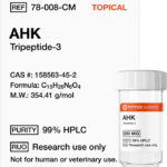 Peptide Sciences AHK (Tripeptide-3) 200mg (Topical)