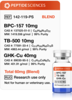 Peptide Sciences BPC-157, TB-500, GHK-Cu 60mg (Glow Blend)