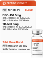 Peptide Sciences BPC-157, TB-500 10mg (Blend)