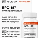 Peptides Sciences BPC 157 500mcg (60 Capsules)