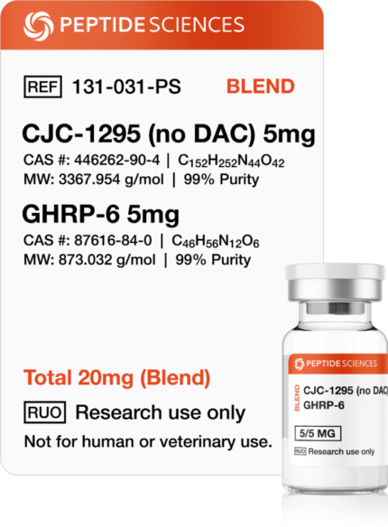 Peptide Sciences CJC-1295 (No DAC), GHRP-6 10mg (Blend)