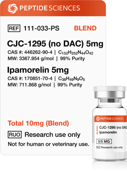 Peptide Science CJC-1295 (No DAC), Ipamorelin 10mg (Blend)