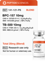 Peptide Sciences BPC-157, TB-500 20mg (Blend)