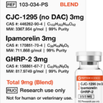 Peptide Sciences CJC-1295 (No DAC), Ipamorelin, GHRP-2 (Blend)